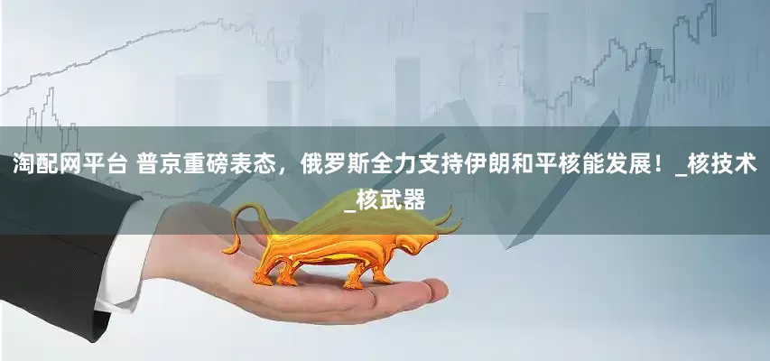 淘配网平台 普京重磅表态，俄罗斯全力支持伊朗和平核能发展！_核技术_核武器